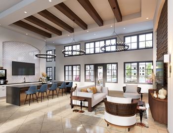 Clubhouse With Kitchen at Terrassa Luxury Apartments, Saint Augustine, FL